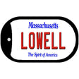 Lowell Massachusetts Novelty Metal Dog Tag Necklace DT-10986