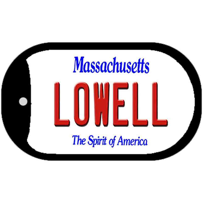 Lowell Massachusetts Novelty Metal Dog Tag Necklace DT-10986