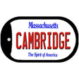 Cambridge Massachusetts Novelty Metal Dog Tag Necklace DT-10991