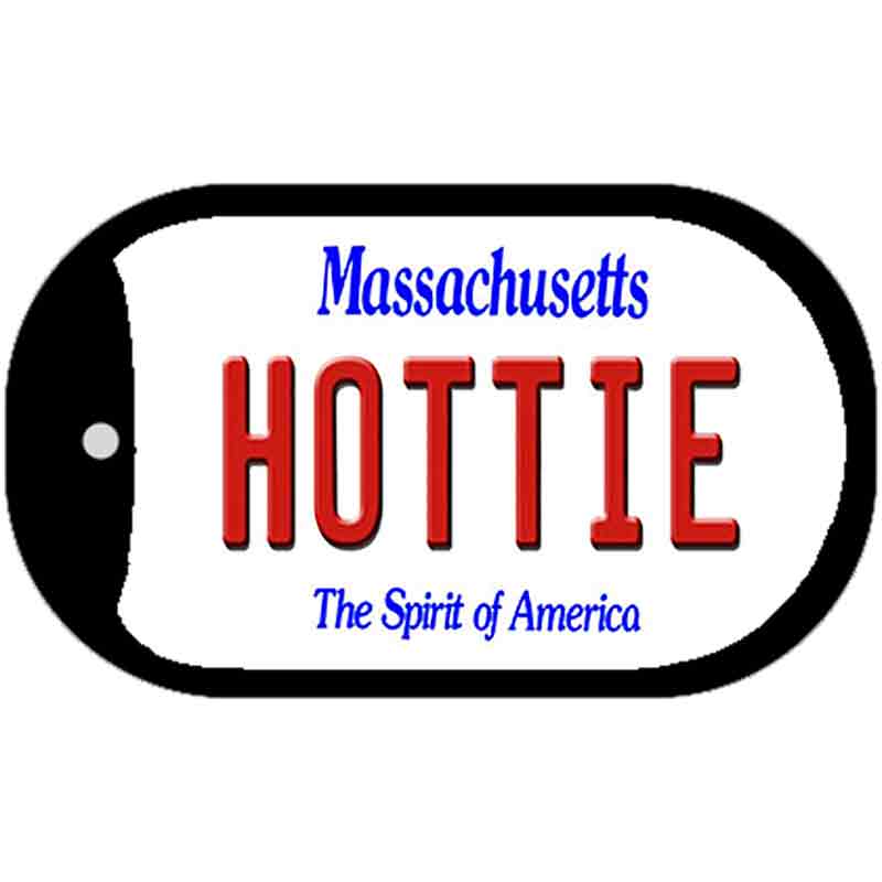 Hottie Massachusetts Novelty Metal Dog Tag Necklace DT-10996