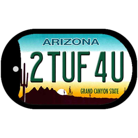 2 Tuf 4U Arizona Novelty Metal Dog Tag Necklace DT-1099