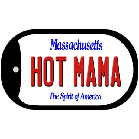 Hot Mama Massachusetts Novelty Metal Dog Tag Necklace DT-11000