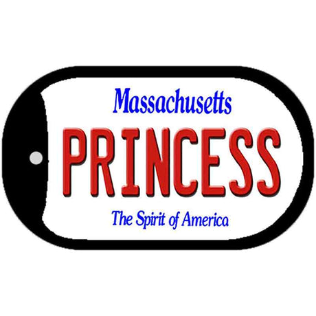 Princess Massachusetts Novelty Metal Dog Tag Necklace DT-11009