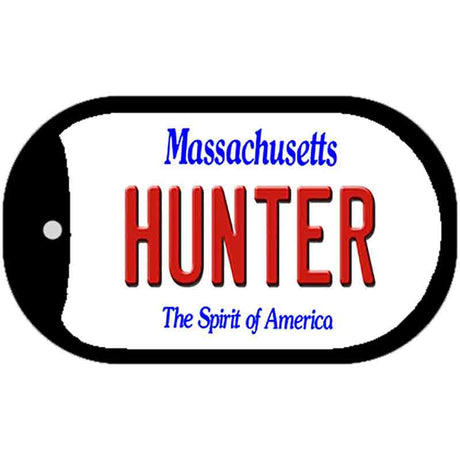 Hunter Massachusetts Novelty Metal Dog Tag Necklace DT-11013