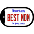 Best Mom Massachusetts Novelty Metal Dog Tag Necklace DT-11016