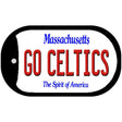 Go Celtics Massachusetts Novelty Metal Dog Tag Necklace DT-11019