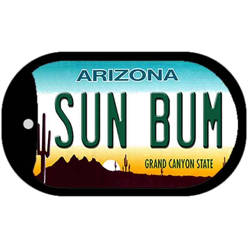 Sun Bum Arizona Novelty Metal Dog Tag Necklace DT-1101