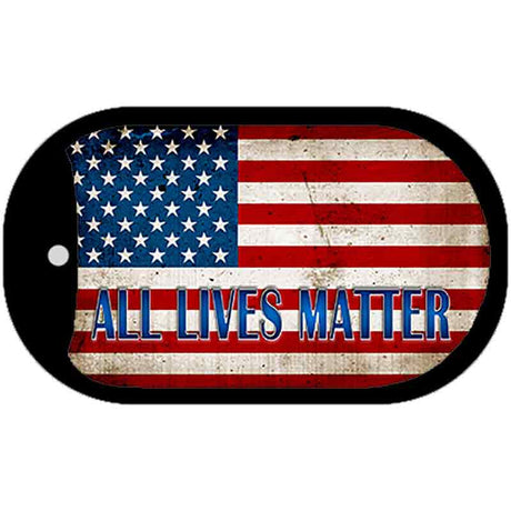 All Lives Matter Novelty Metal Dog Tag Necklace DT-11022