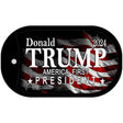 America First President Trump Novelty Metal Dog Tag Necklace DT-11030