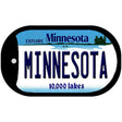 Minnesota Novelty Metal Dog Tag Necklace DT-11032