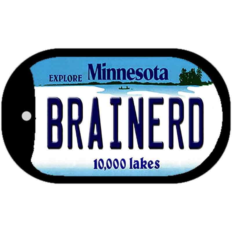 Brainerd Minnesota Novelty Metal Dog Tag Necklace DT-11045