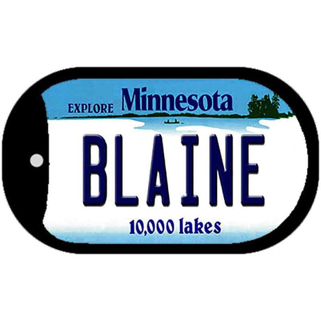 Blaine Minnesota Novelty Metal Dog Tag Necklace DT-11048