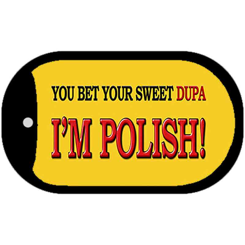 Im Polish Novelty Metal Dog Tag Necklace DT-11049