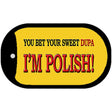 Im Polish Novelty Metal Dog Tag Necklace DT-11049