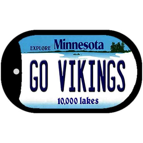 Go Vikings Minnesota Novelty Metal Dog Tag Necklace DT-11052