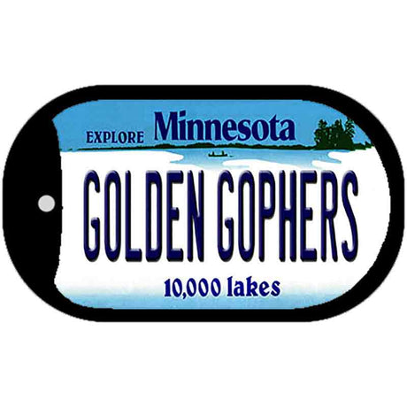 Golden Gophers Minnesota Novelty Metal Dog Tag Necklace DT-11056