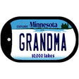 Grandma Minnesota Novelty Metal Dog Tag Necklace DT-11058