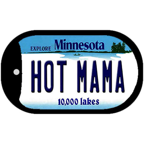 Hot Mama Minnesota Novelty Metal Dog Tag Necklace DT-11061