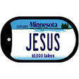 Jesus Minnesota Novelty Metal Dog Tag Necklace DT-11064