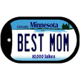 Best Mom Minnesota Novelty Metal Dog Tag Necklace DT-11079