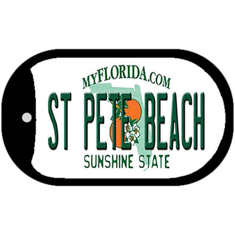 St Pete Beach Florida Novelty Metal Dog Tag Necklace DT-11084