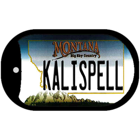 Kalispell Montana Novelty Metal Dog Tag Necklace DT-11095