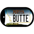 Butte Montana Novelty Metal Dog Tag Necklace DT-11096