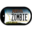 Zombie Montana Novelty Metal Dog Tag Necklace DT-11107