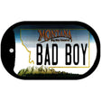 Bad Boy Montana Novelty Metal Dog Tag Necklace DT-11125