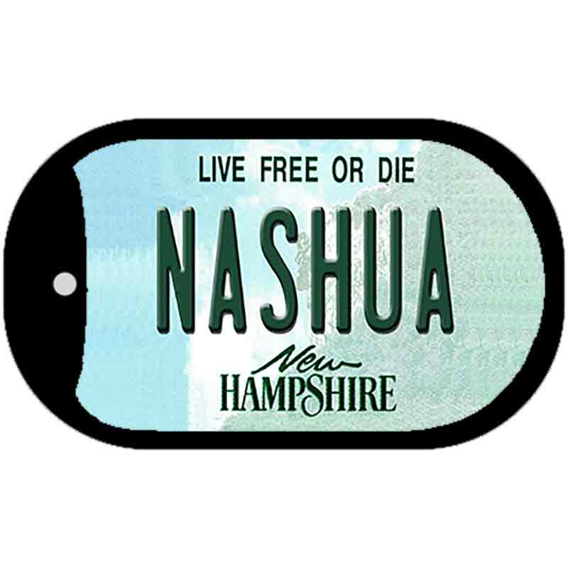 Nashua New Hampshire Novelty Metal Dog Tag Necklace DT-11136