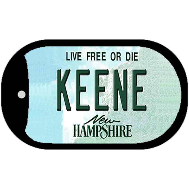 Keene New Hampshire Novelty Metal Dog Tag Necklace DT-11138