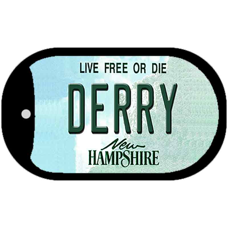 Derry New Hampshire Novelty Metal Dog Tag Necklace DT-11139