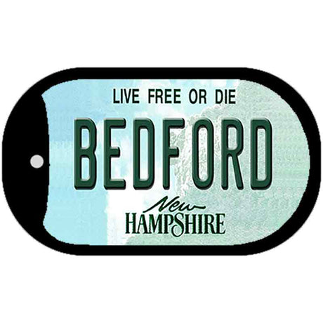 Bedford New Hampshire Novelty Metal Dog Tag Necklace DT-11140