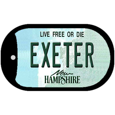 Exeter New Hampshire Novelty Metal Dog Tag Necklace DT-11143