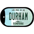 Durham New Hampshire Novelty Metal Dog Tag Necklace DT-11145