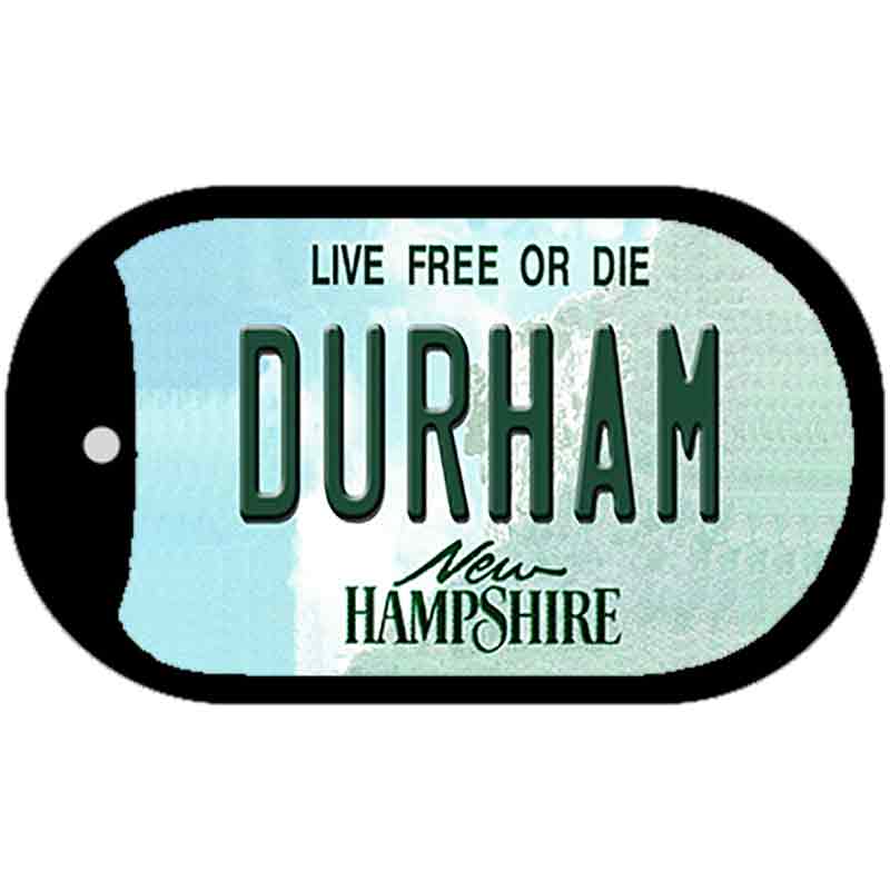 Durham New Hampshire Novelty Metal Dog Tag Necklace DT-11145