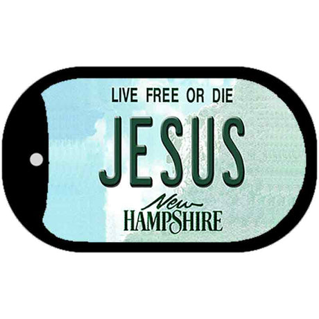 Jesus New Hampshire Novelty Metal Dog Tag Necklace DT-11158