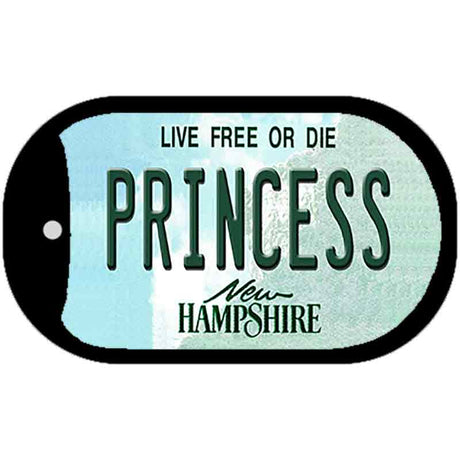 Princess New Hampshire Novelty Metal Dog Tag Necklace DT-11165