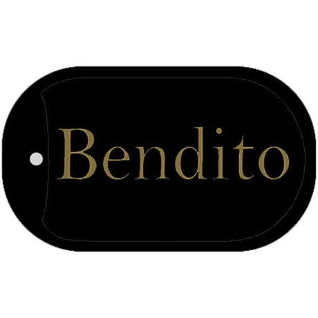 Bendito Metal Novelty Dog Tag Necklace DT-1116