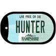 Hunter New Hampshire Novelty Metal Dog Tag Necklace DT-11171