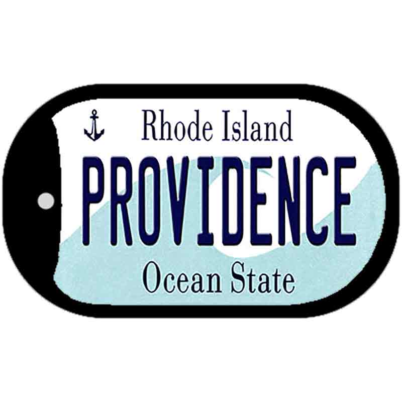 Providence Rhode Island Novelty Metal Dog Tag Necklace DT-11182