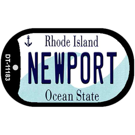 New Port Rhode Island Novelty Metal Dog Tag Necklace DT-11183