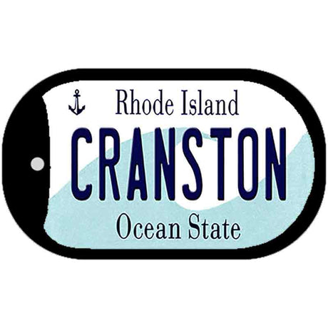 Cranston Rhode Island Novelty Metal Dog Tag Necklace DT-11185