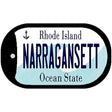 Narragansett Rhode Island Novelty Metal Dog Tag Necklace DT-11187