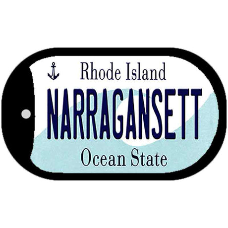 Narragansett Rhode Island Novelty Metal Dog Tag Necklace DT-11187