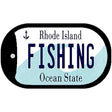 Fishing Rhode Island Novelty Metal Dog Tag Necklace DT-11206