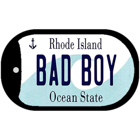 Bad Boy Rhode Island Novelty Metal Dog Tag Necklace DT-11219