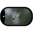 Hummingbird - In Flight Novelty Metal Dog Tag Necklace DT-11243