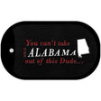 Alabama Dude Novelty Metal Dog Tag Necklace DT-11255