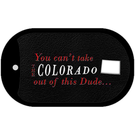 Colorado Dude Novelty Metal Dog Tag Necklace DT-11260